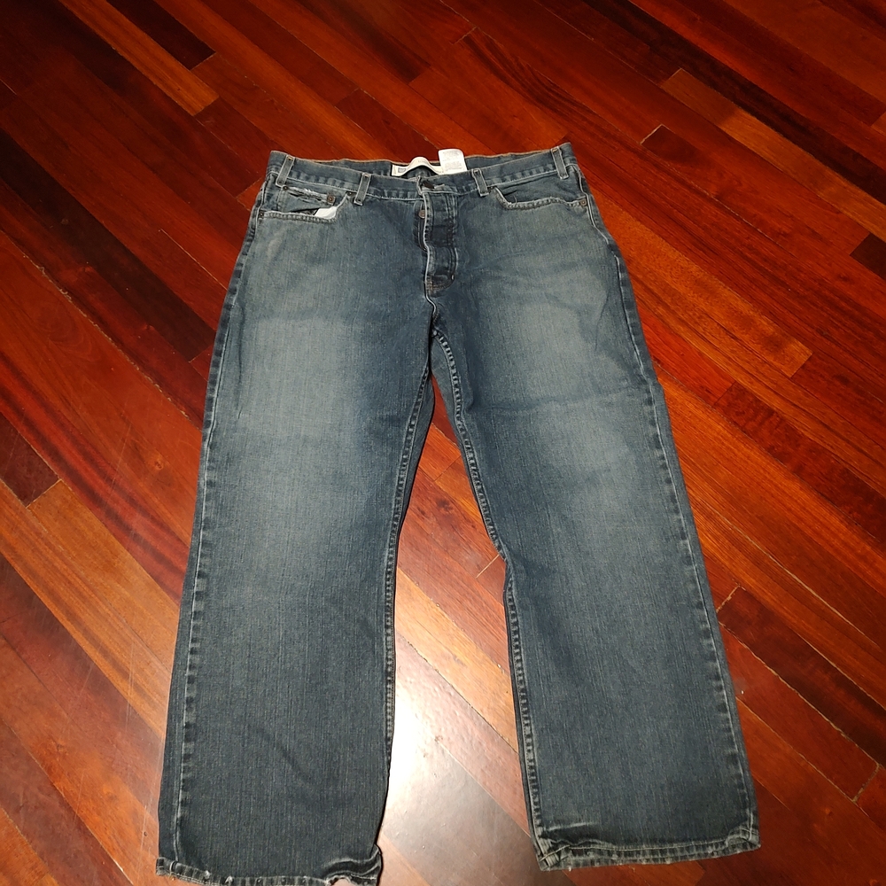 GAP Men's Dark Blue Bootcut Jeans